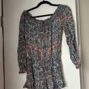 Aeropostale Multicolor Paisley Romper